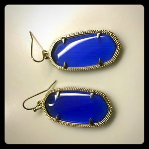 Blue Kendra Scott earrings
